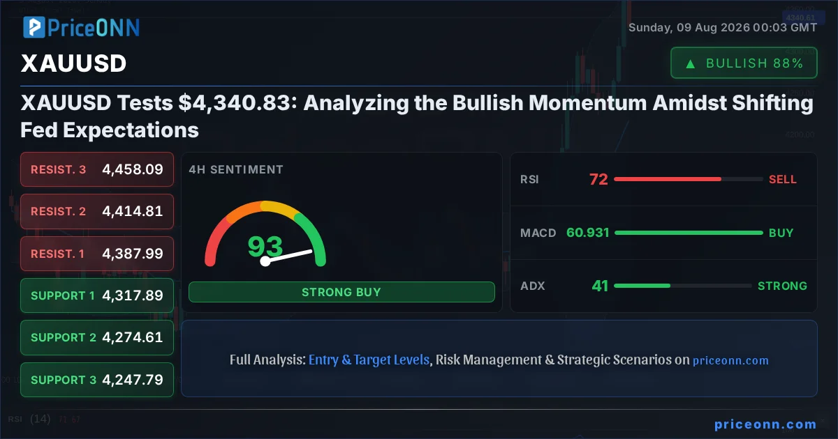 XAUUSD Technical Analysis | PriceONN