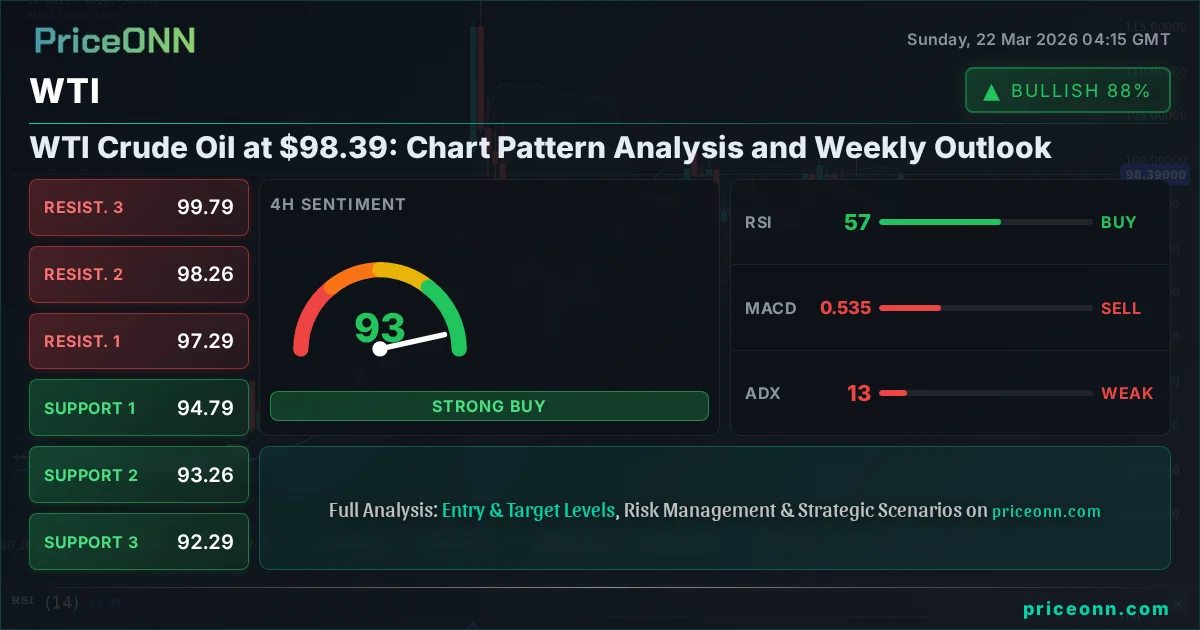 WTI 기술적 분석 | PriceONN
