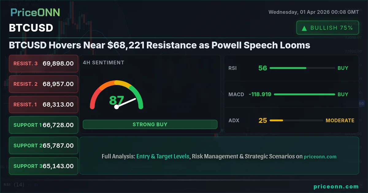 BTCUSD Technical Analysis | PriceONN