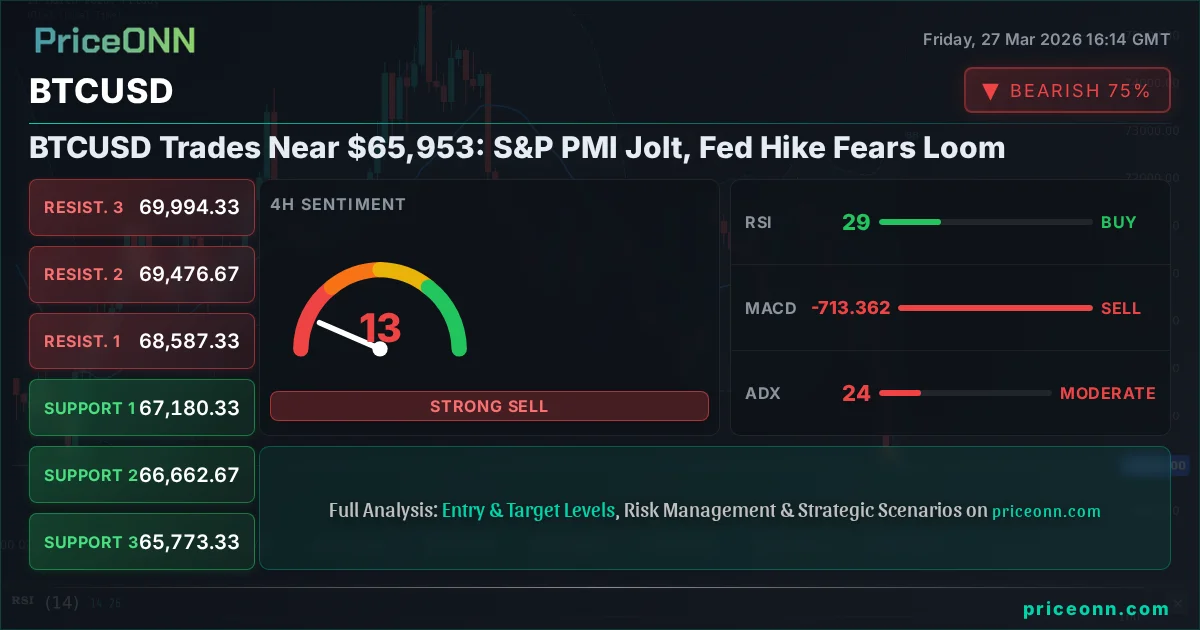 BTCUSD Technical Analysis | PriceONN