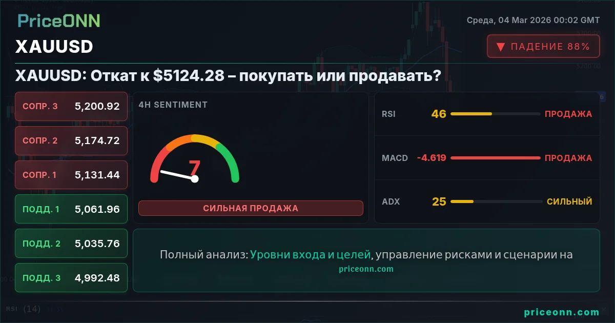 XAUUSD Insight Card