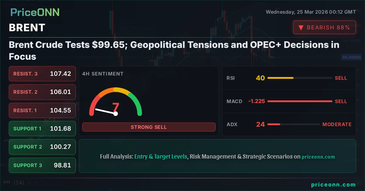 BRENT Technical Analysis | PriceONN