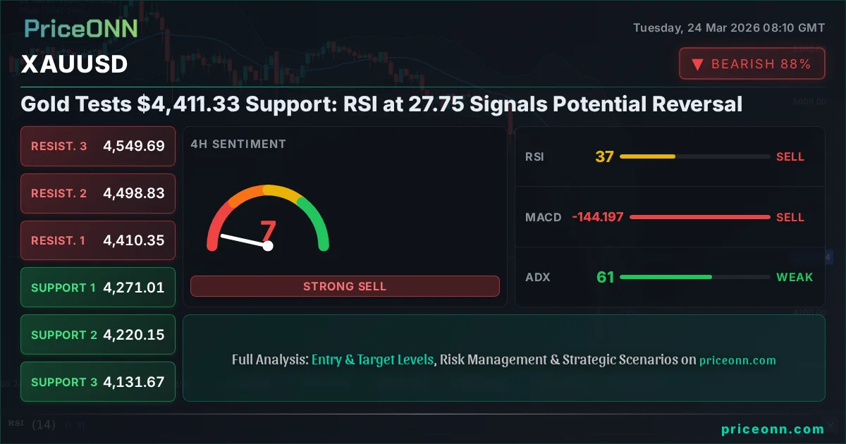 XAUUSD Technical Analysis | PriceONN