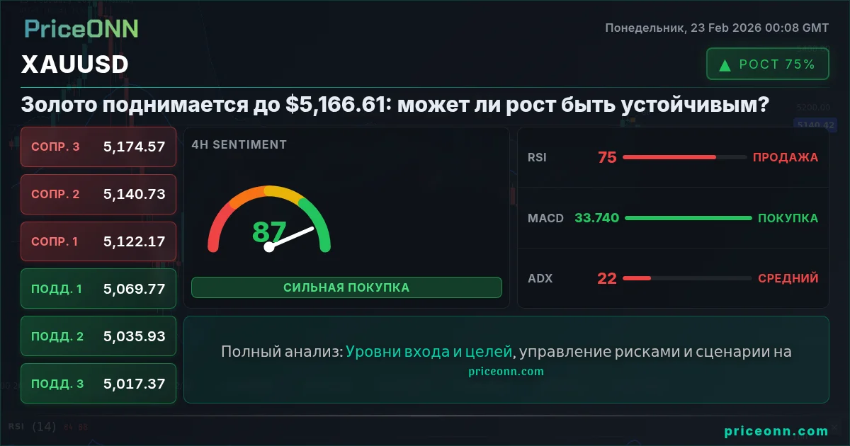XAUUSD Insight Card