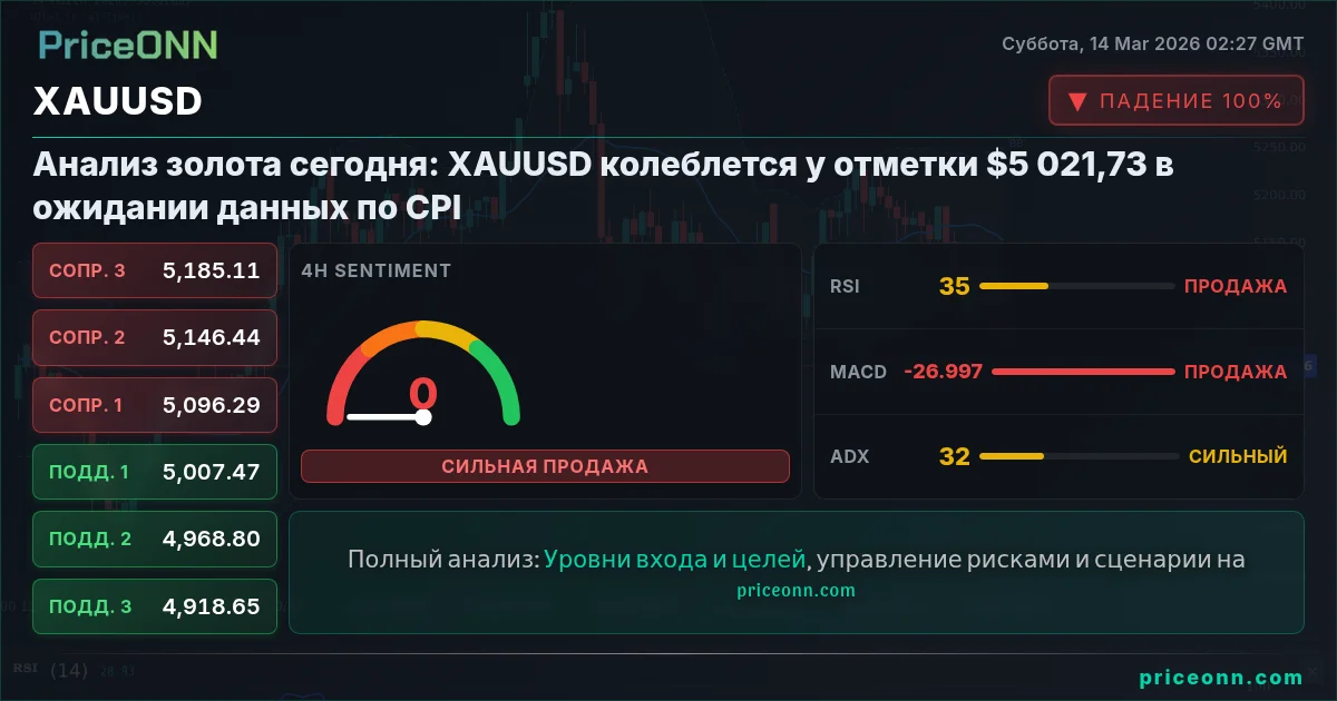 XAUUSD Insight Card