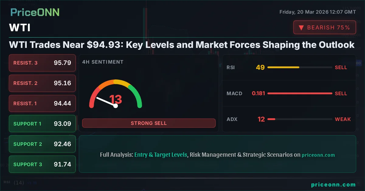 WTI Technical Analysis | PriceONN