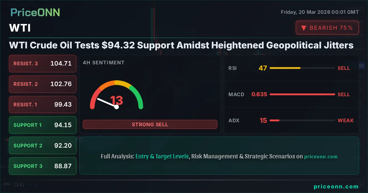 WTI Technical Analysis | PriceONN