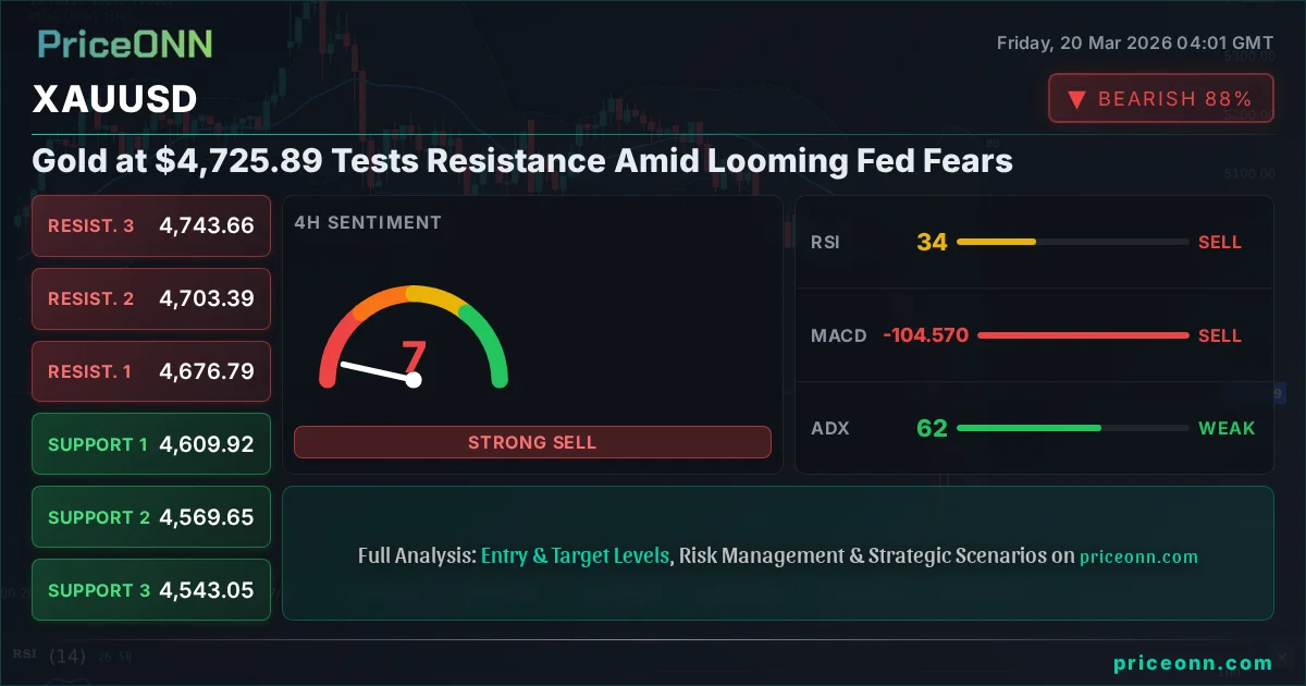 XAUUSD Technical Analysis | PriceONN
