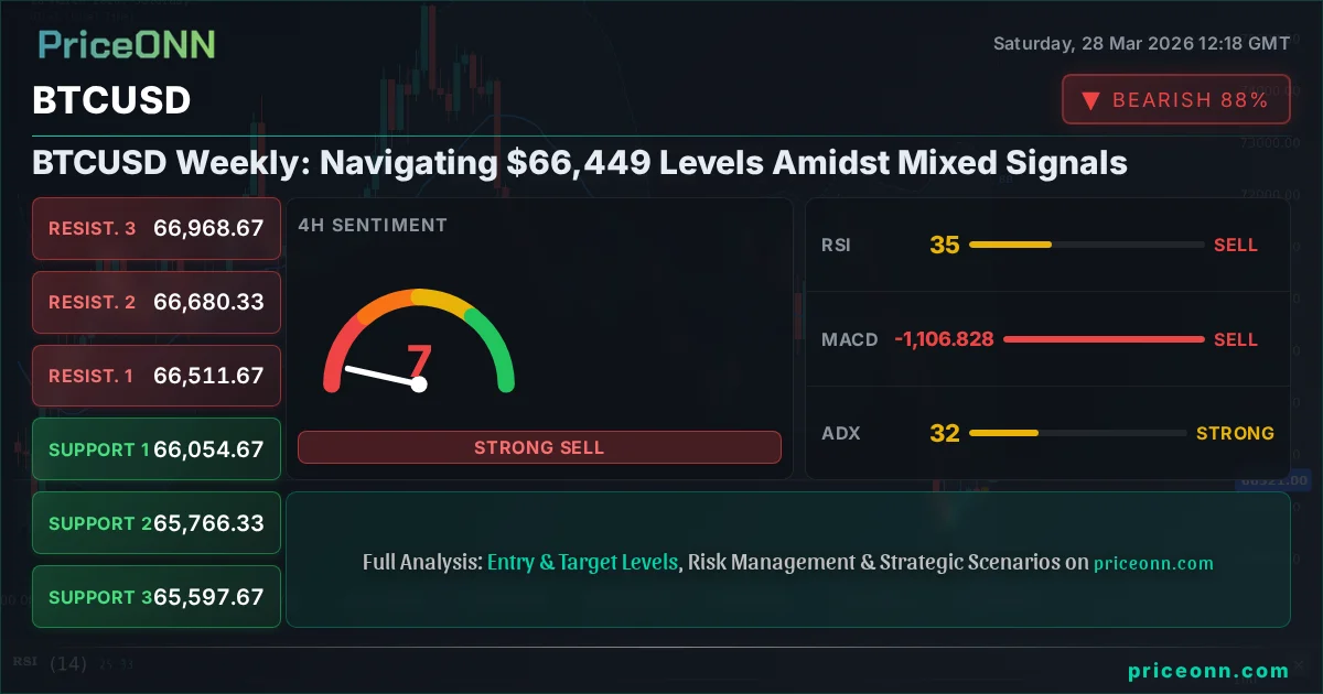 BTCUSD Technical Analysis | PriceONN