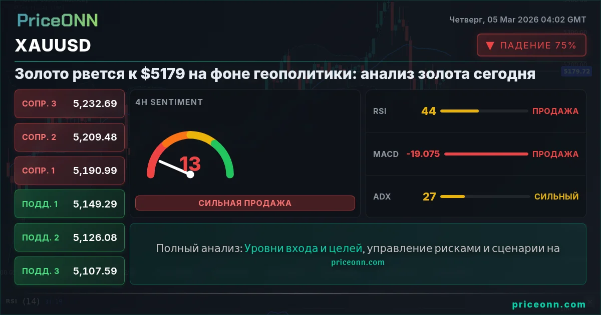 XAUUSD Insight Card
