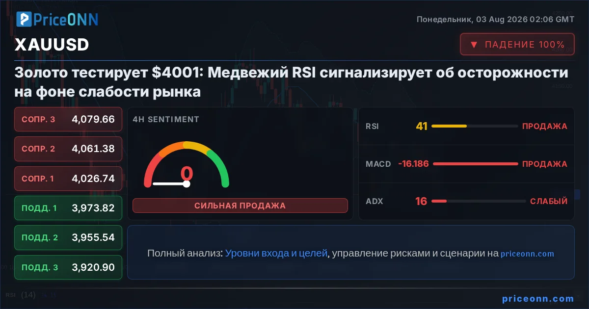 XAUUSD Insight Card