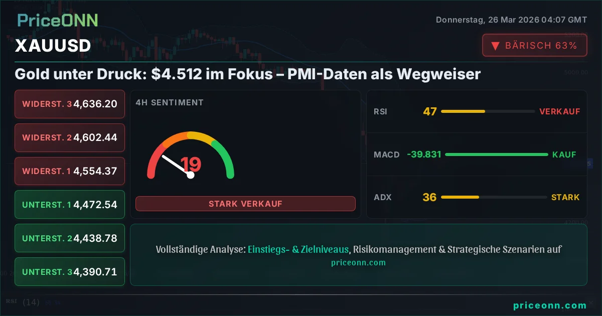 XAUUSD Technische Analyse | PriceONN