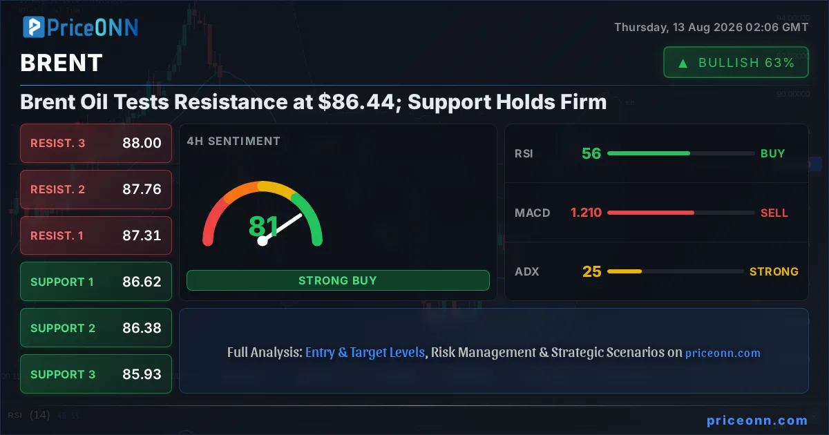 BRENT Technical Analysis | PriceONN