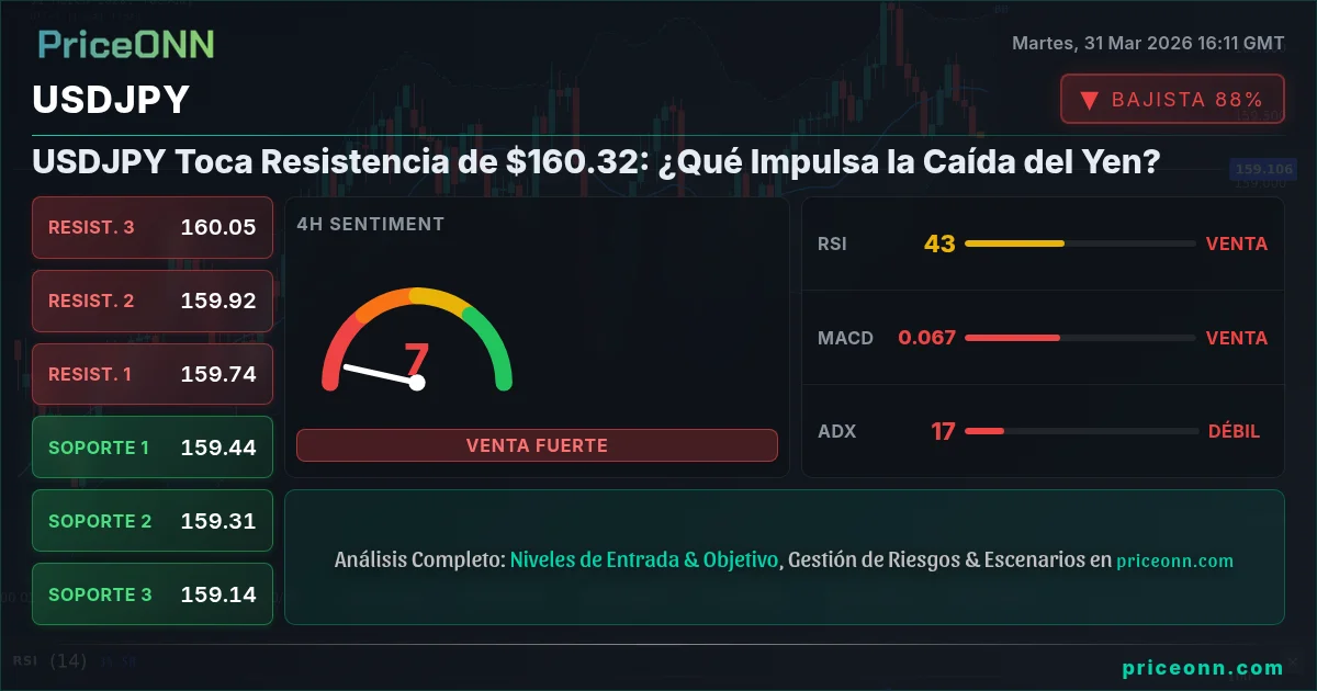 USDJPY Análisis Técnico | PriceONN