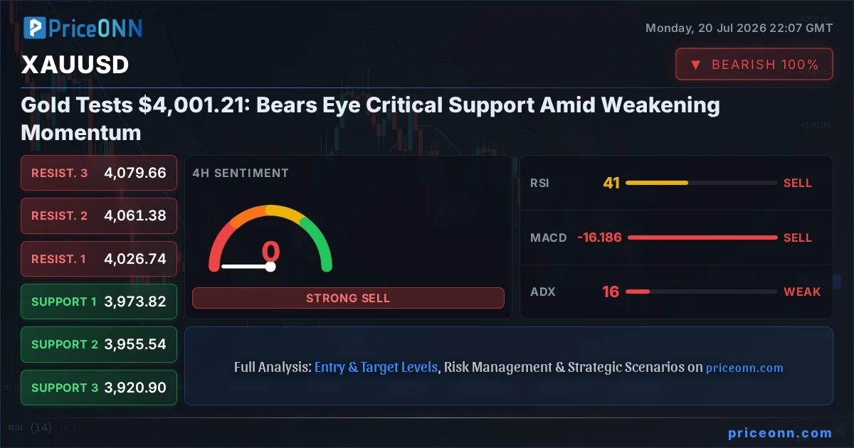 XAUUSD Technical Analysis | PriceONN