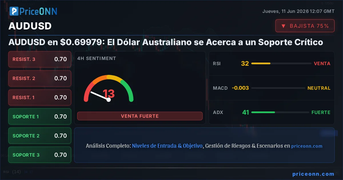 AUDUSD Análisis Técnico | PriceONN
