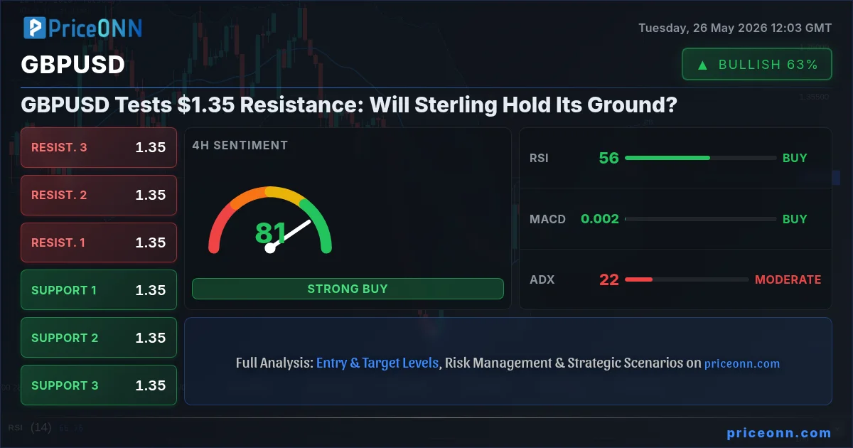 GBPUSD Technical Analysis | PriceONN