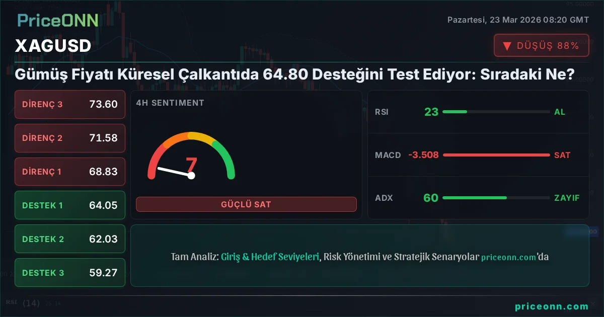 XAGUSD Teknik Analiz | PriceONN