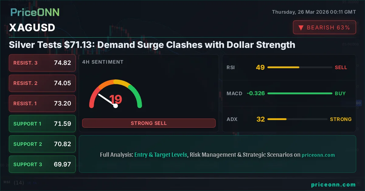 XAGUSD Technical Analysis | PriceONN