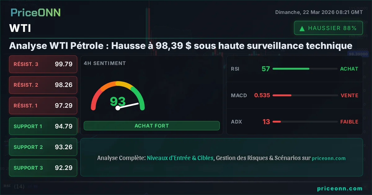 WTI Analyse Technique | PriceONN