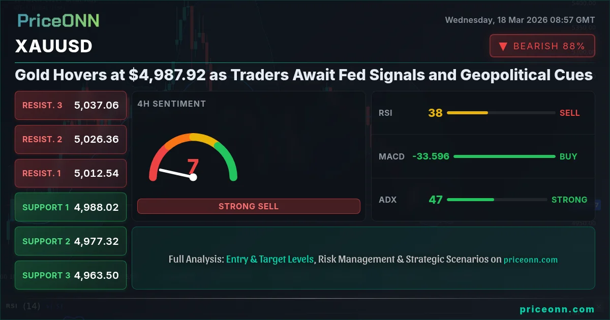 XAUUSD Technical Analysis | PriceONN