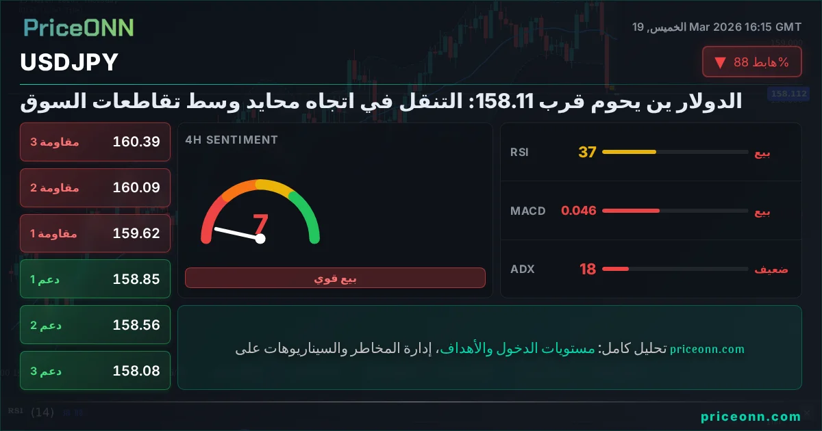 USDJPY التحليل الفني | PriceONN