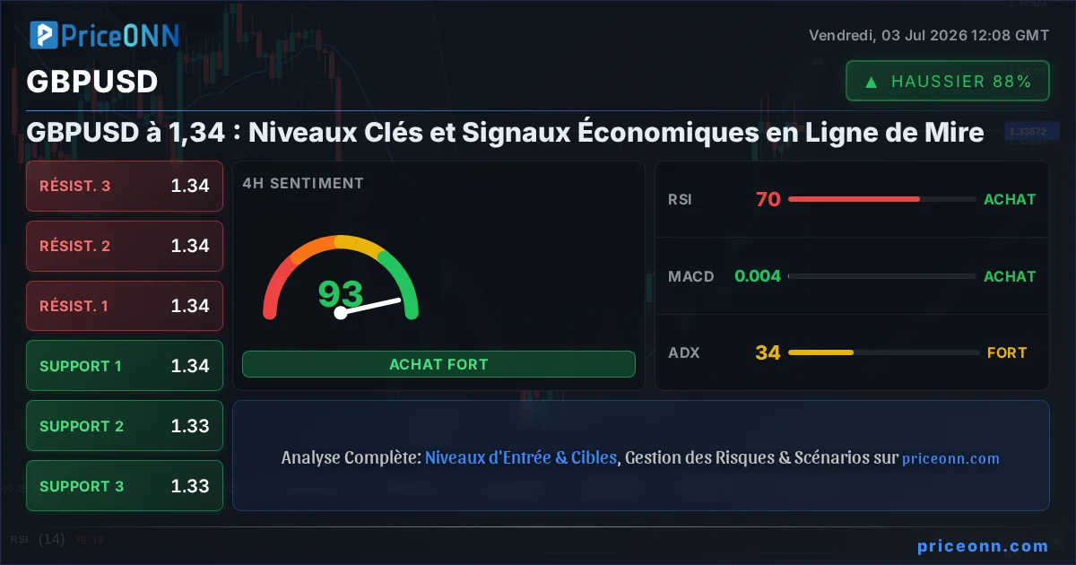 GBPUSD Analyse Technique | PriceONN