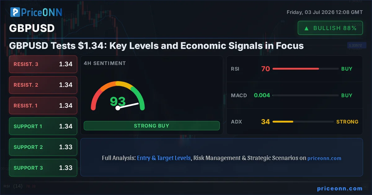 GBPUSD Technical Analysis | PriceONN