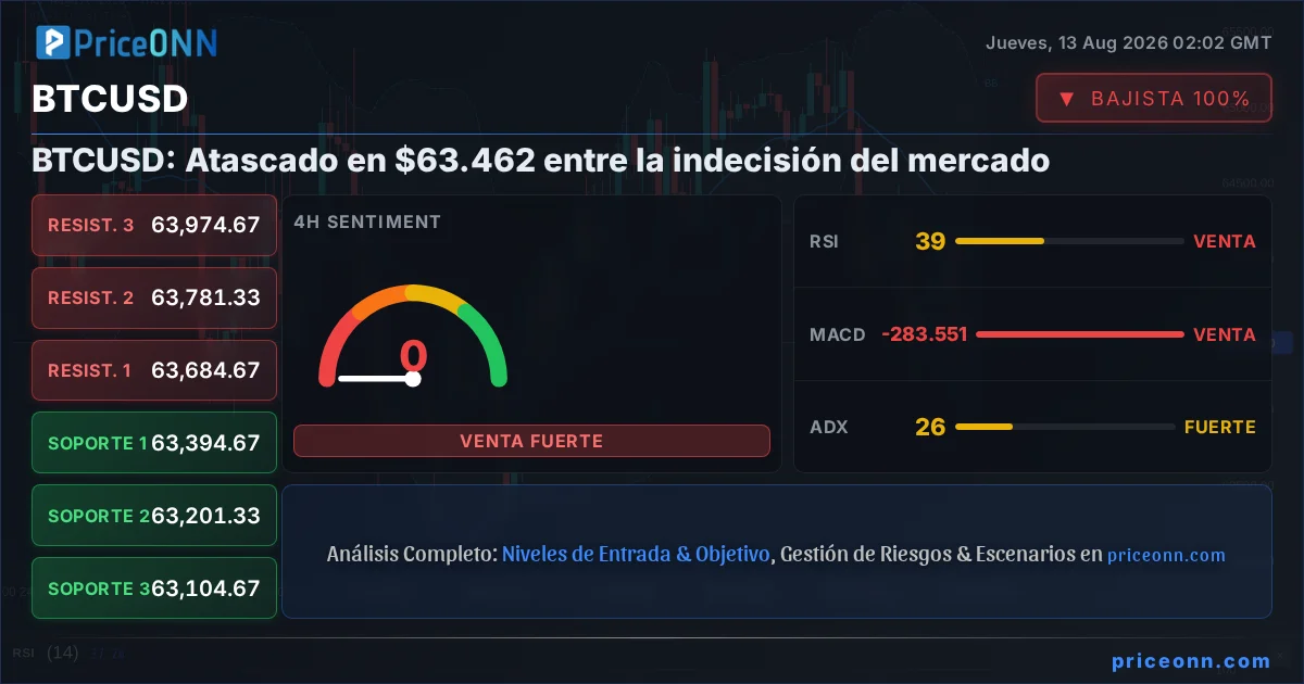 BTCUSD Análisis Técnico | PriceONN
