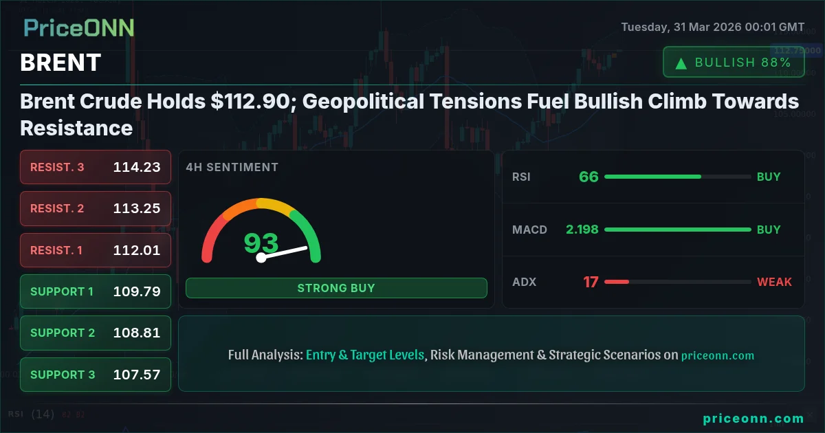 BRENT Technical Analysis | PriceONN