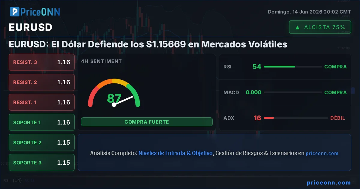 EURUSD Análisis Técnico | PriceONN
