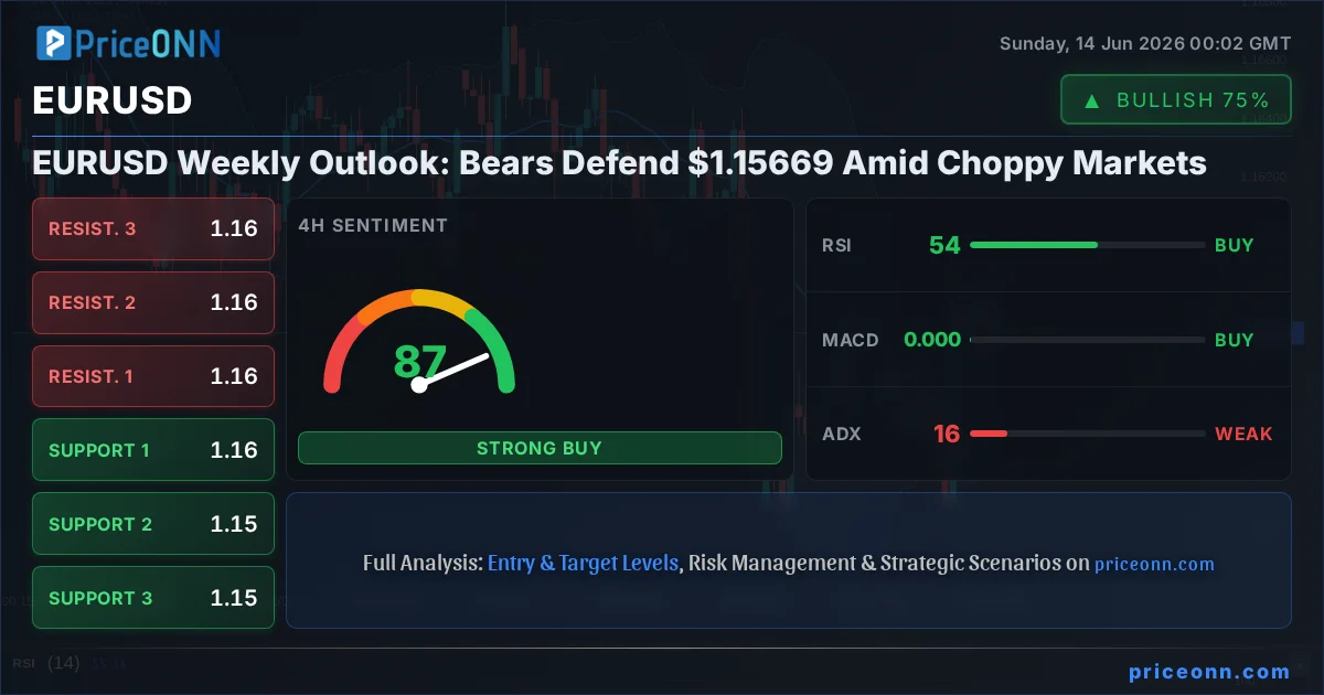 EURUSD Technical Analysis | PriceONN
