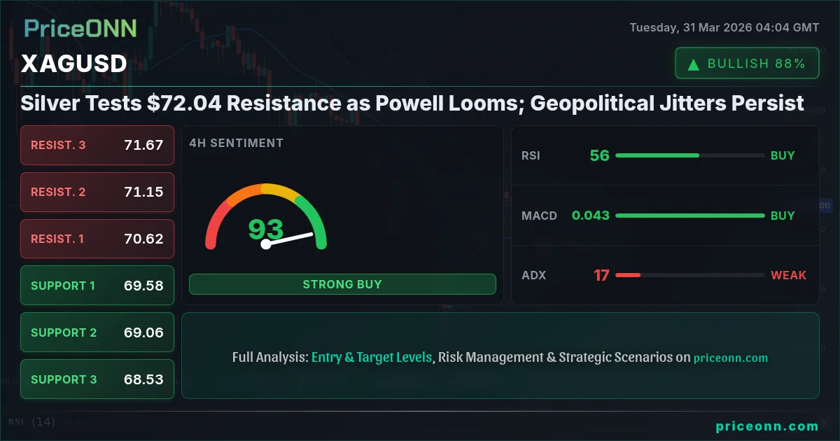 XAGUSD Technical Analysis | PriceONN