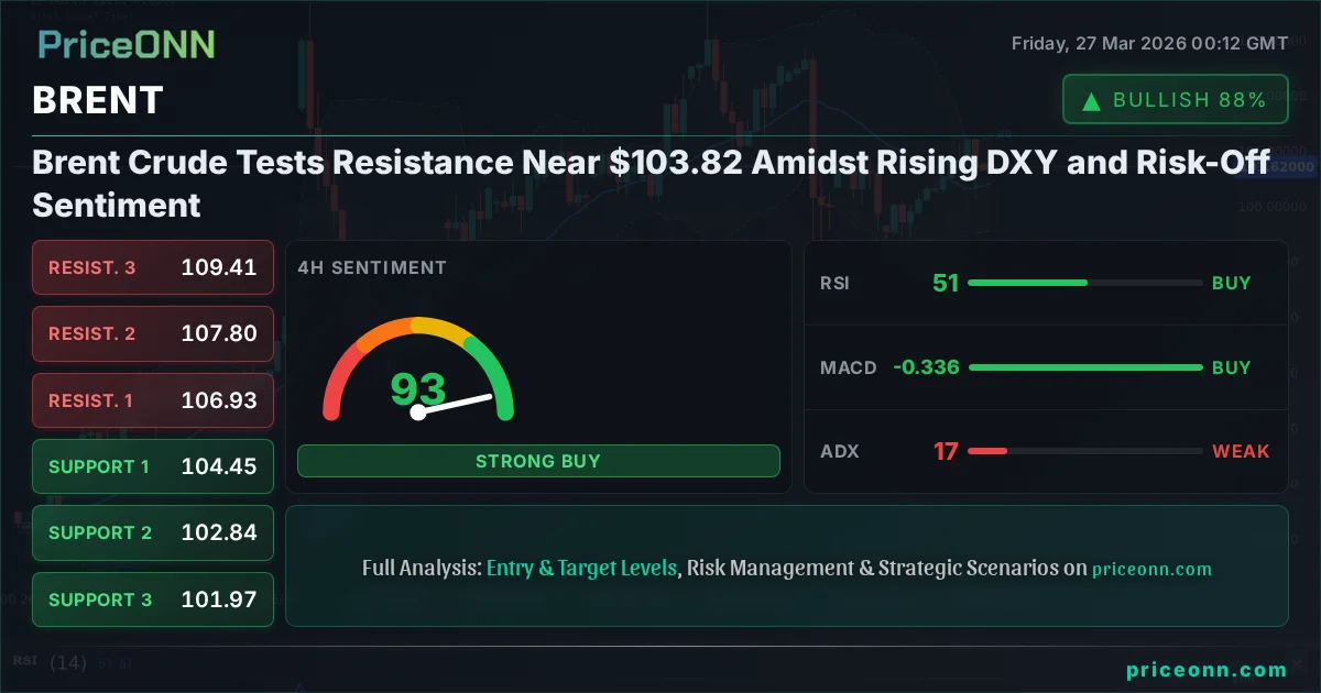 BRENT Technical Analysis | PriceONN