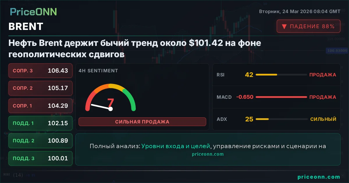 BRENT Технический Анализ | PriceONN