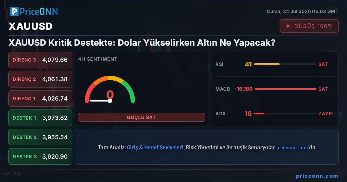 XAUUSD Teknik Analiz | PriceONN