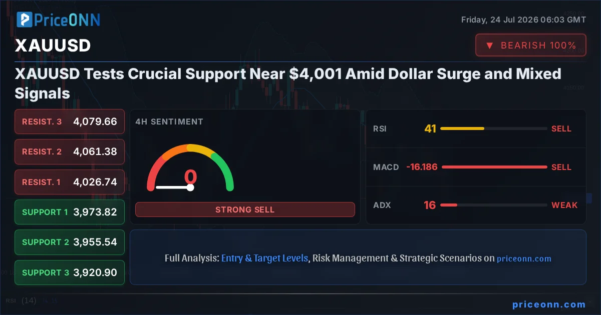XAUUSD Technical Analysis | PriceONN
