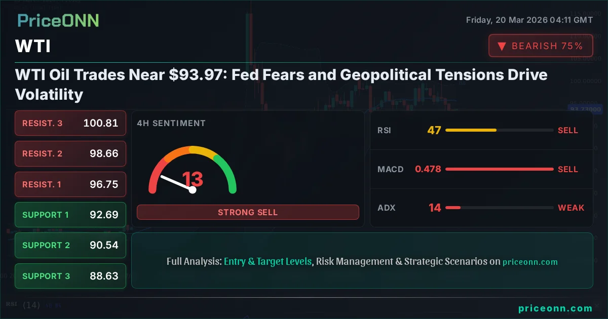 WTI Technical Analysis | PriceONN