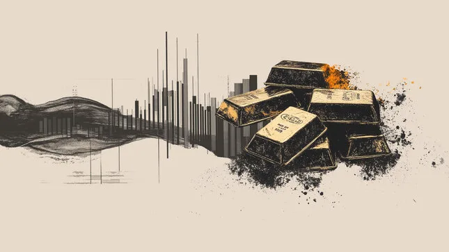 تراجع الذهب مع قوة الدولار