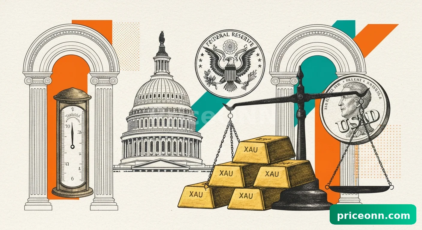 금값 5,000달러 밑으로 밀리나 연준 금리 인하 기대감 후퇴