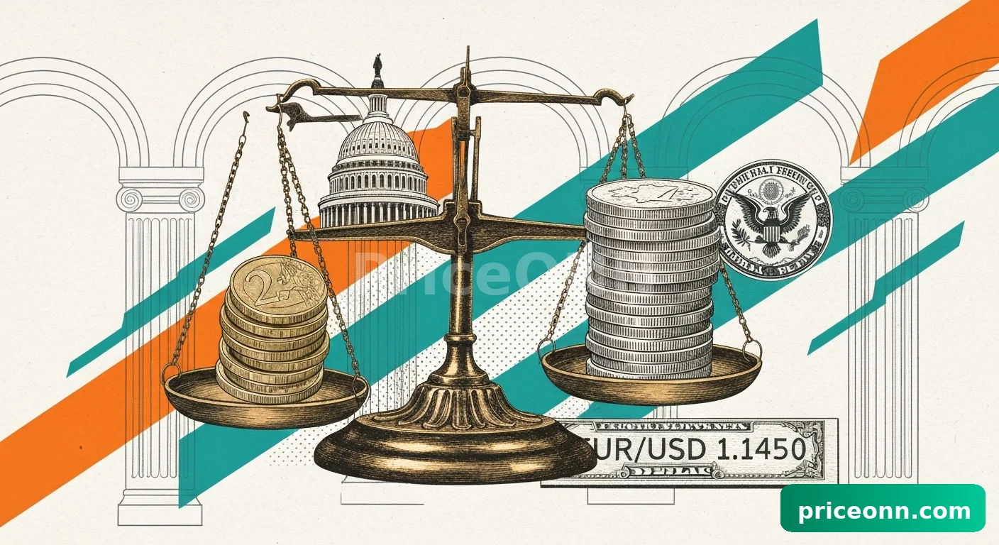 EUR/USD sous pression : la Fed freine ses baisses de taux