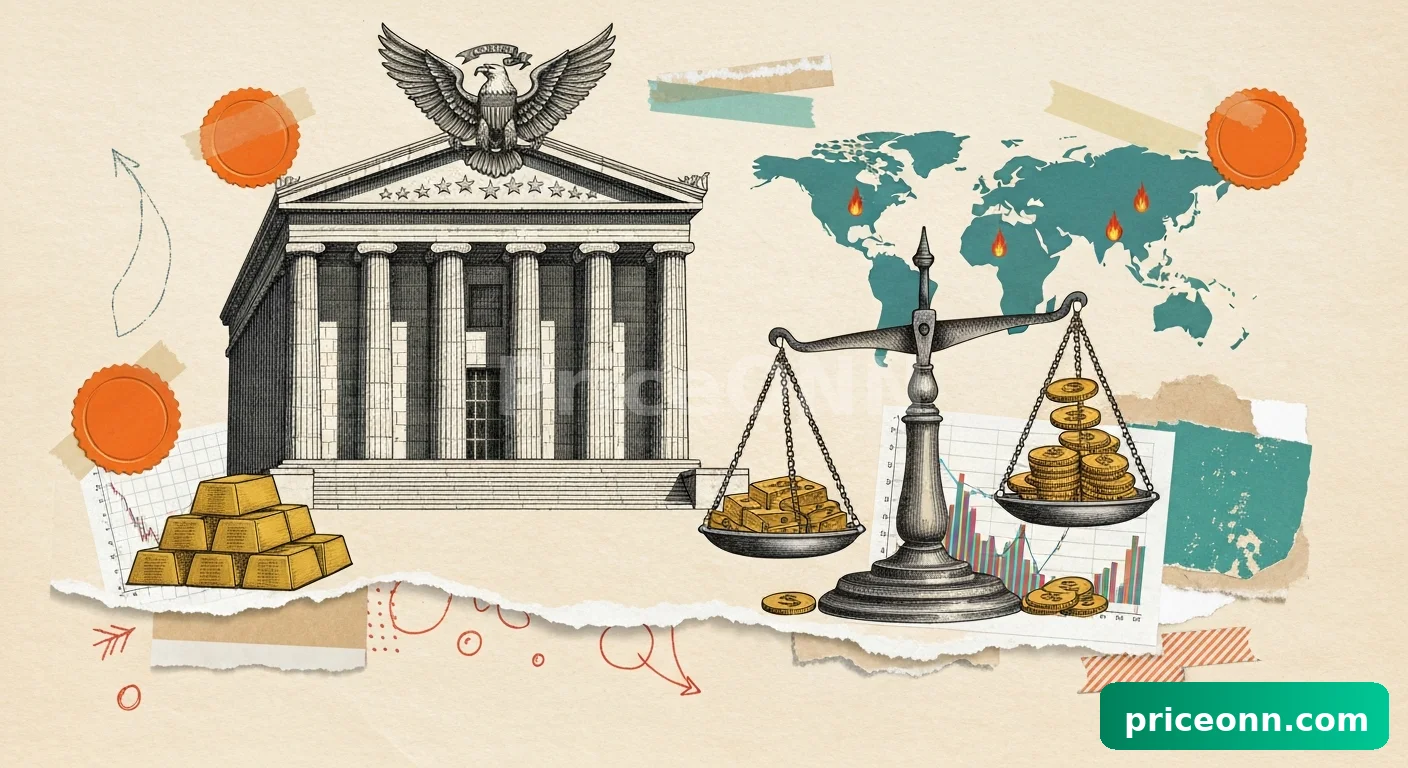 연준 금리 동결 속 금값, 4,800달러 시험대 오르다