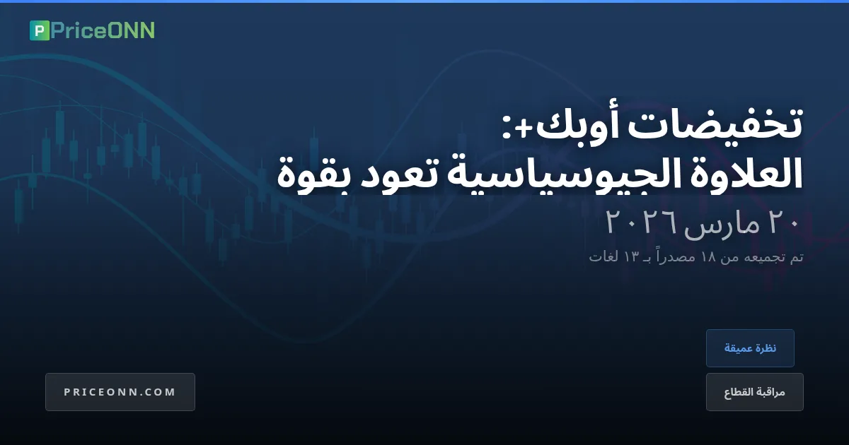 أوبك+ تتردد: العلاوة الجيوسياسية تعيد كتابة سرد النفط