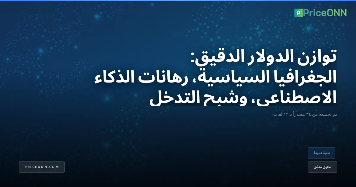 توازن الدولار الدقيق: الجغرافيا السياسية، رهانات الذكاء الاصطناعي، وشبح التدخل