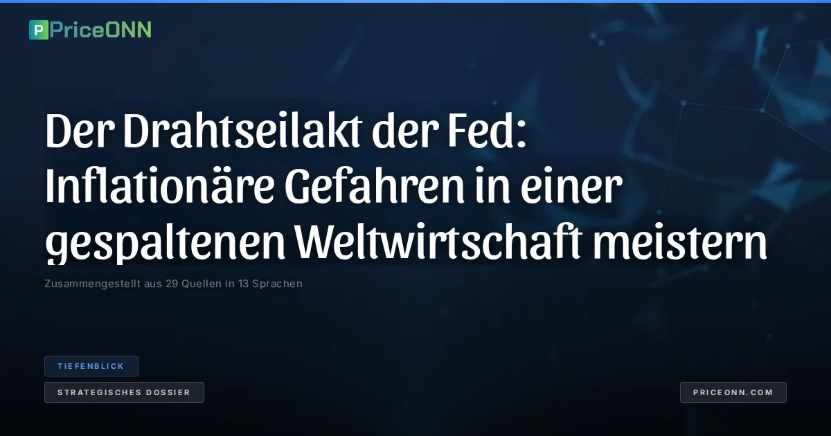 Der Drahtseilakt der Fed: Inflationäre Gefahren in einer gespaltenen Weltwirtschaft meistern
