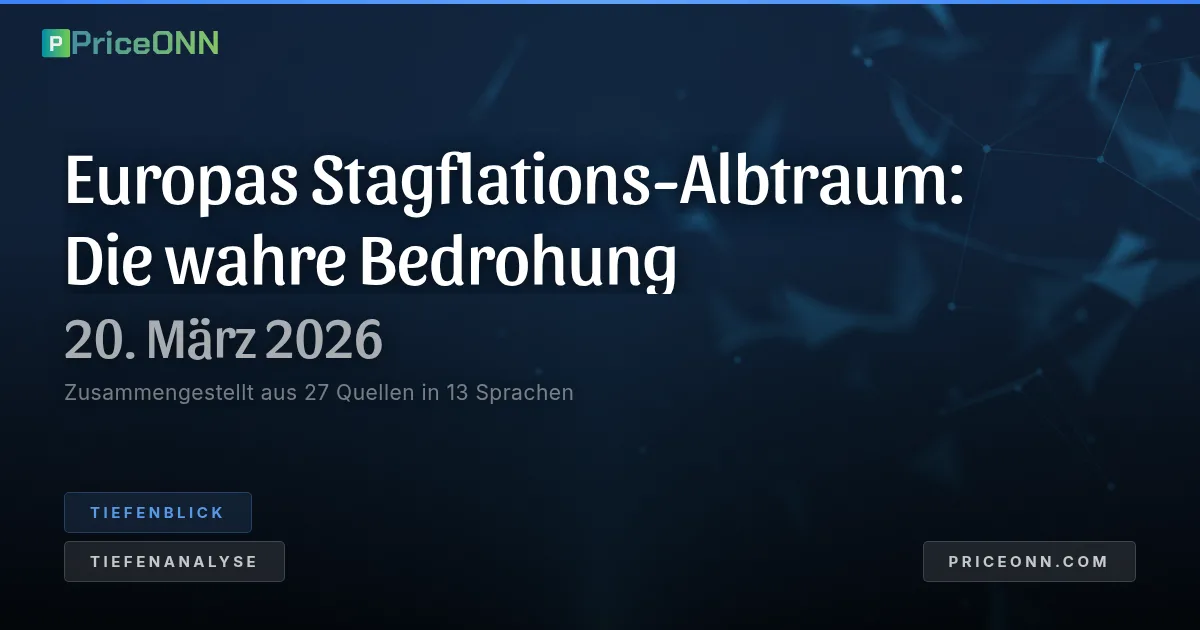 Europas inflationäre Stagflation: Die Rückkehr des „kranken Mannes“ in einer zerrissenen Weltordnung