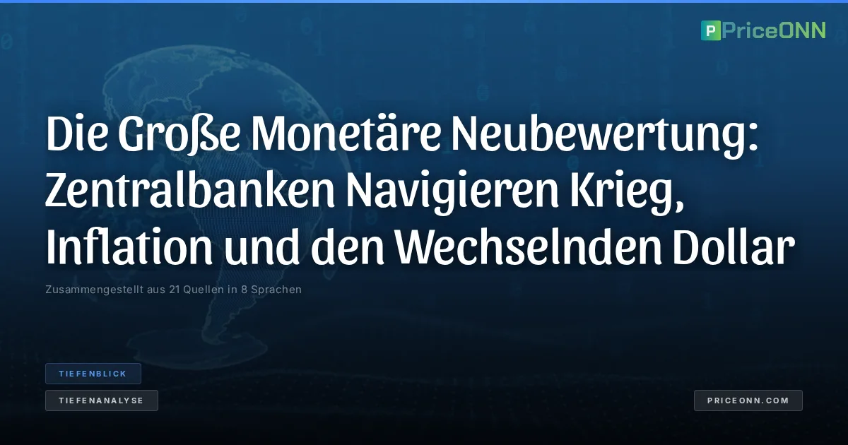 Die Große Monetäre Neubewertung: Zentralbanken Navigieren Krieg, Inflation und den Wechselnden Dollar