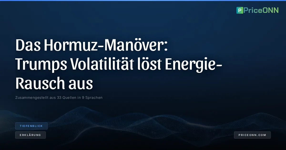 Das Hormuz-Manöver: Trumps Volatilität löst Energie-Rausch aus