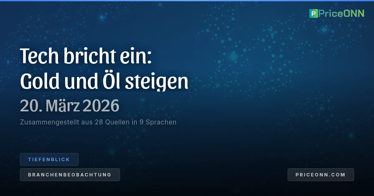 Die KI-Abrechnung: Tech-Blase platzt, während Gold und Öl brüllen