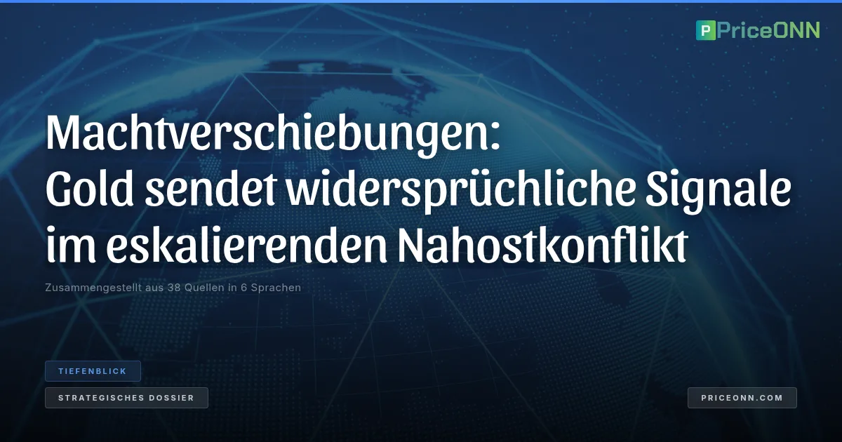 Machtverschiebungen: Gold sendet widersprüchliche Signale im eskalierenden Nahostkonflikt